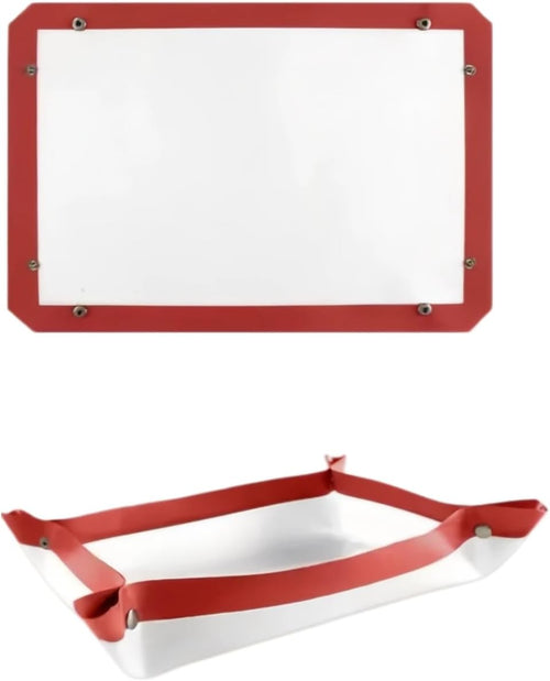 Locking Dials Silicone Fiber Baking Mat to Prevent Leaks, Nonstick Reusable Heat Resistant Baking Sheet Corners Snap Together to Form Leakproof Oven Liner